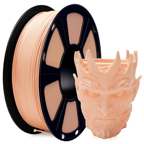GIANTARM PLA Filament 1.75 mm Skin Colour, 3D Printer Filament PLA, Accuracy +/- 0.02 mm, 1 kg Spool (2.2 lbs) 3D Printi
