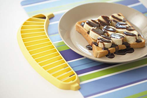 Fatiador de Banana com Parte Operante de Plástico Fackelmann Amarelo