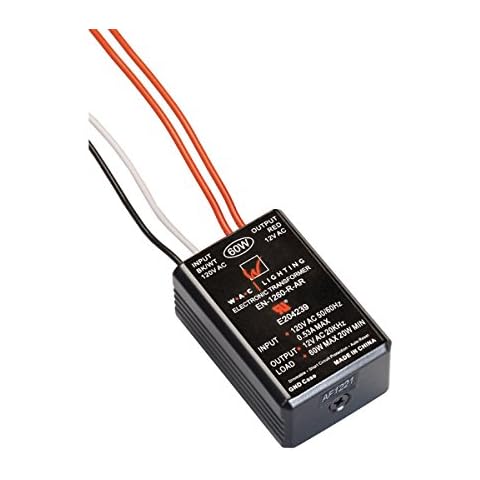 WAC Lighting EN-1260-R-AR Electronic Transformer, 120V - 12V 60W Max Cover