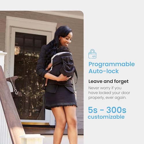 Lockly Secure Pro Smart Lock Wi-Fi, Keyless Entry Digital Keypad Door Lock, 3D Biometric Fingerprint Sensor Front Door with Handle, Voice Control & Auto Lock - Latch Edition thumbnail 6