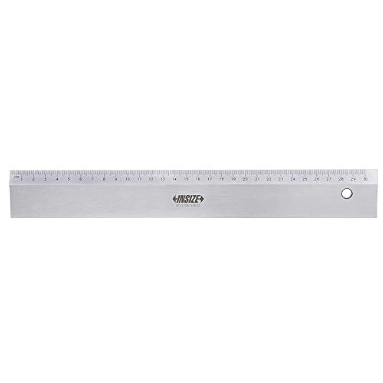 Insize Straight Edge Construction Ruler - Isz- 7111-300A - Silver