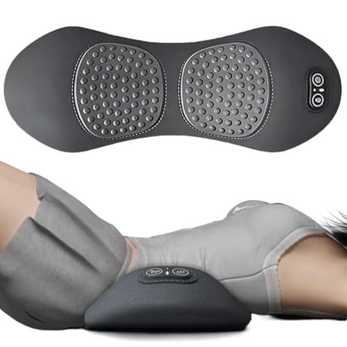 Masajeador De Ciática Eléctrica 3 En 1,Con Levantamiento De Tracción, Masaje De Vibración Y Compresa De Calor,For Cuello, Hombros Y Espalda