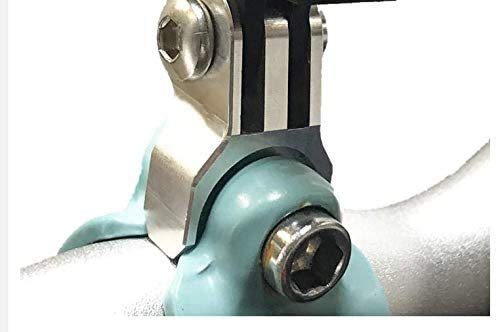 Soporte de vástago para BROMPTON plata compatible con cámaras GoPro para ciclismo urbano