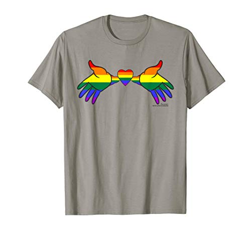 LGBT LGBTQ Stolz Regenbogen umarmt T-Shirt T-Shirt