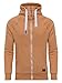 Produktbild Yazubi Hoody Westen Herren Kapuzenhoodie Mit Reißverschluss Männer Kapuzenpullover Zipper Sweatshirt Jacob, Gelb (Indian Tan 171328), S