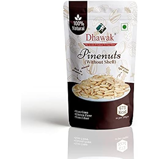 Dhawak Pine Nuts Without Shell - 50 GMS