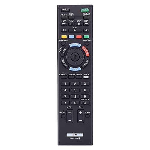 Noa Store RM-YD103 RM-YD102 Universal TV Remote Control Replacement for Bravia Sony TV Remote HDTV LCD LED 3D Smart Television