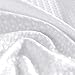 JINCHAN White Kitchen Curtains 36 Inch Tier Curtains Waffle Woven Textured Cafe Curtains Half Window Curtain Set Rod Pocket Light Filtering for Bathroom Sink Laundry Room Basement RV 2 Panels