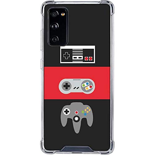 Skinit Clear Phone Case Compatible with Samsung Galaxy S20 FE - Officially Licensed Skinit Originally Designed Nintendo Controller Evolution Design