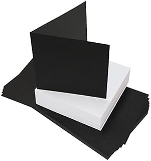 Craft UK 2350 5X5 Card and Envelope Pack of 50 - Mixed - Pastels