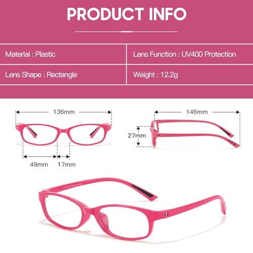 Image of DreamCalf Trendy Fake Glasses Small Rectangle Y2K Eyewear with Anti Blue Light for Women's Cosplay and Daily Style