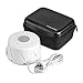 Hard Storage Case for Marpac Dohm Classic White Noise Sound Machine, Dohm Classic Case with Hard EVA Leather and Flannel Fabric Interior, Protective Carrying Case for Home and Travel (Black)