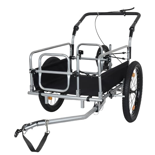 3-in-1 Bike Cargo Trailer with Hitch & 20 * 2-3/8"