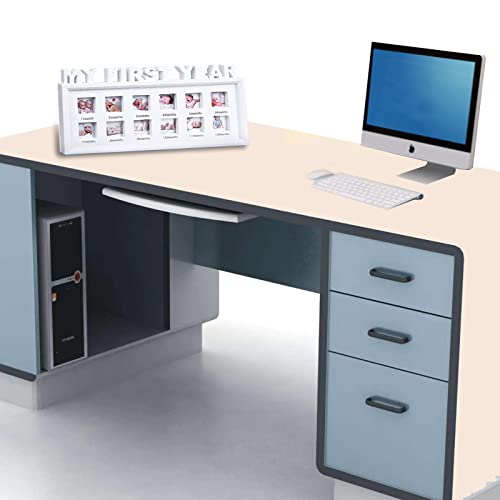 Mickyu Baby Keepsake Picture Frames My First Year Personalized Photo Frame For Newborn Baby Shower Mothers Day Gift, White #TOP4