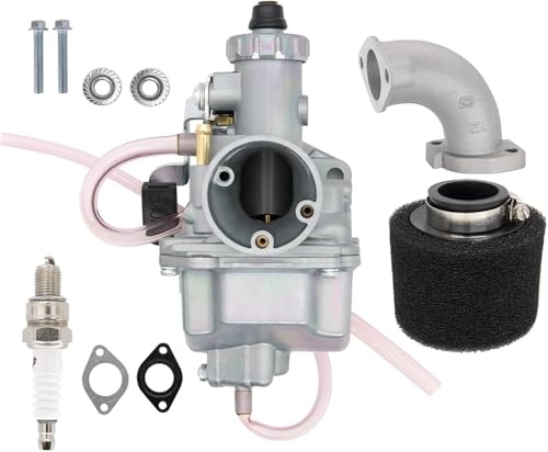 Image of VM22 26mm Carburetor for Pit Dirt Bike 110cc 125cc 140cc Lifan YX Zongshen XR50 CRF70 KLX BBR Apollo DHZ SSR Mikuni Carb with 38mm Air Filter Intake Pipe