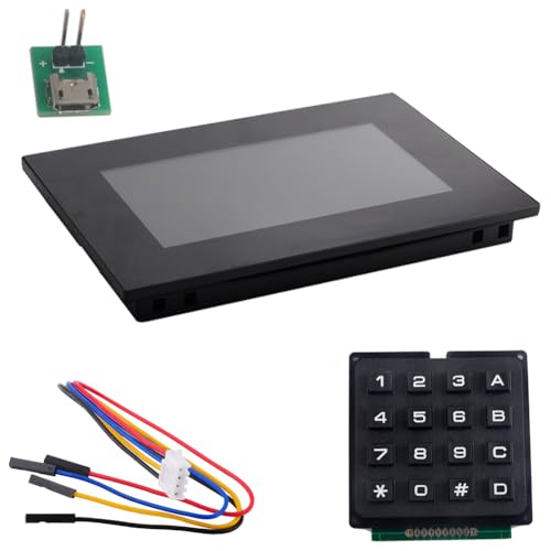 Image of Nextion 5 inch Intelligent Display NX8048P050-011C-Y + 16 Keys Keypad Board