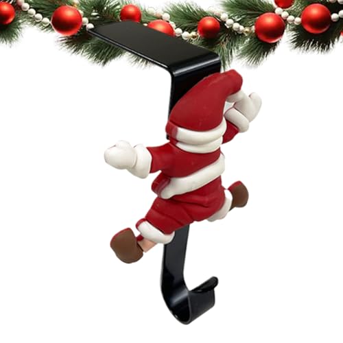 Supporto per calze di Natale, senza fori, per caminetto, ghirlande, lanterne, proprietari di case, vacanze, eventi stagionali, riunioni di famiglia, borse per la spesa