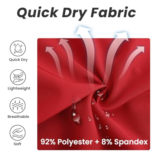 Image of HOdo Mens Swim Trunks with Mesh Liner 9 inch Quick Dry Swim Shorts Bathing Suits for Men Swimwear Board Shorts wiht Pockets