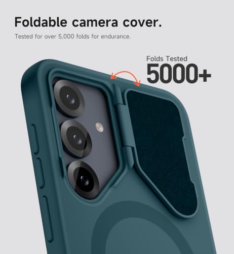 Image of SURITCH for Samsung Galaxy S26 FE Phone Case with Kickstand, Lake Green