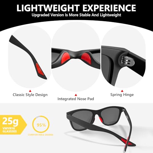 Image of Oversized Sunglasses Mens Trendy Polarized Large Driving Sunglasses For Men and Women UV Protective Big Sunnies Shades