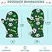 EtherSpher Fashion Football Dark Green warm girls mittens fleece lined gloves mitones para mujer M 4-6