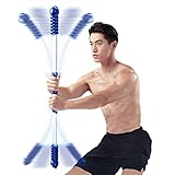 2nd Generation Fitness Exercise Bar, Elastic Fitness Bar, Weighted Workout Bar, Training Muscle...