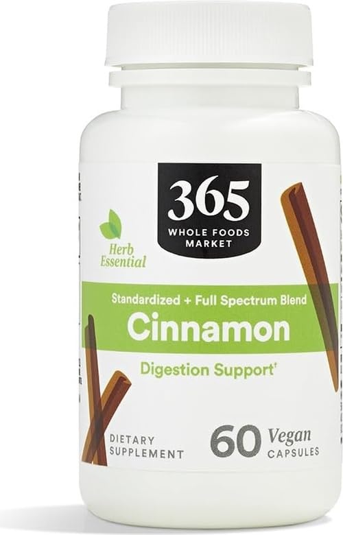 365 by Whole Foods Market, Cinnamon, 60 Count - image 1