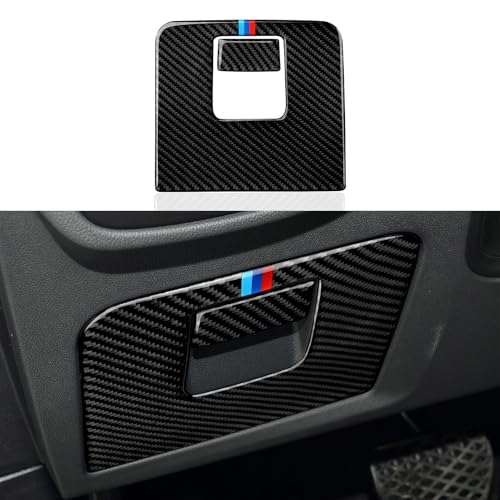 Image of Car Glove Box Trim Storage Box Decal Carbon Fiber Sticker fits for BMW X3 G01 X4 G02 2018 2019 2020 2021 2022 2023 2024 Accessories