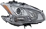 Evan Fischer Passenger Side Headlight Assembly Compatible with 2009-2014 Nissan Maxima, Clear Lens