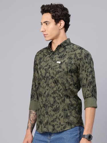 Image of Majestic Man Pure Cotton Printed Trendy & Comfortable Casual Shirt