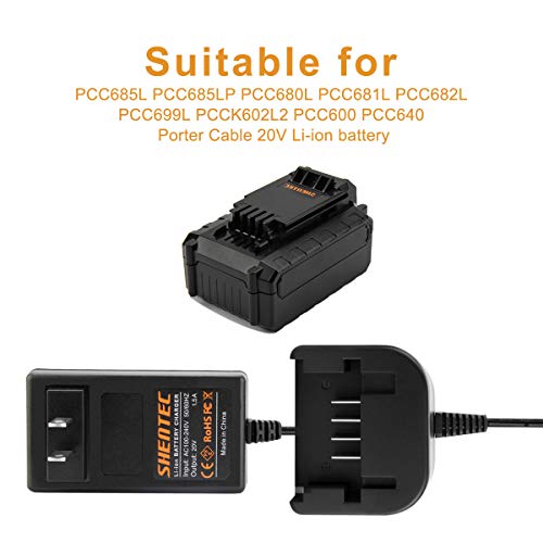 Chargeur Li-ion 20V compatible Porter Cable Black Decker - 3