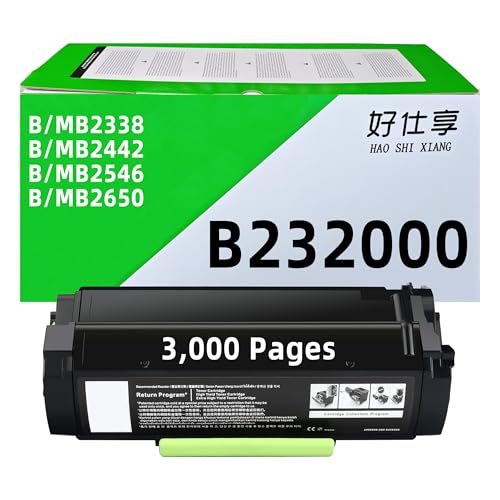 Cartouche de toner noir compatible Lexmark B2338 B2442 MB2442 haute capacité