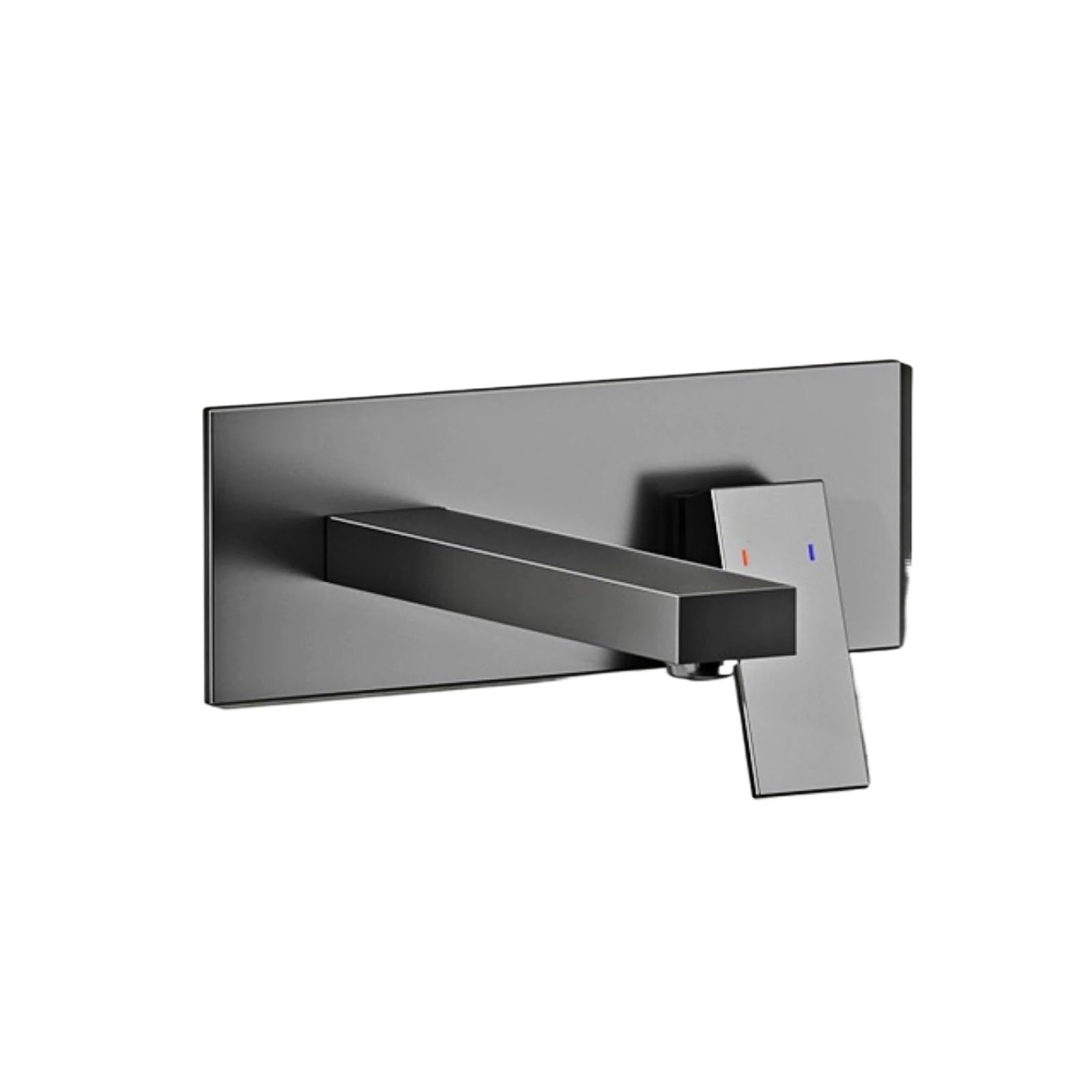 Grifo empotrado de pared cromado monomando mezclador oculto para baño y lavabo 6
