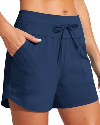 IUGA 5" Swim Board Shorts with UPF 50+ and Liner