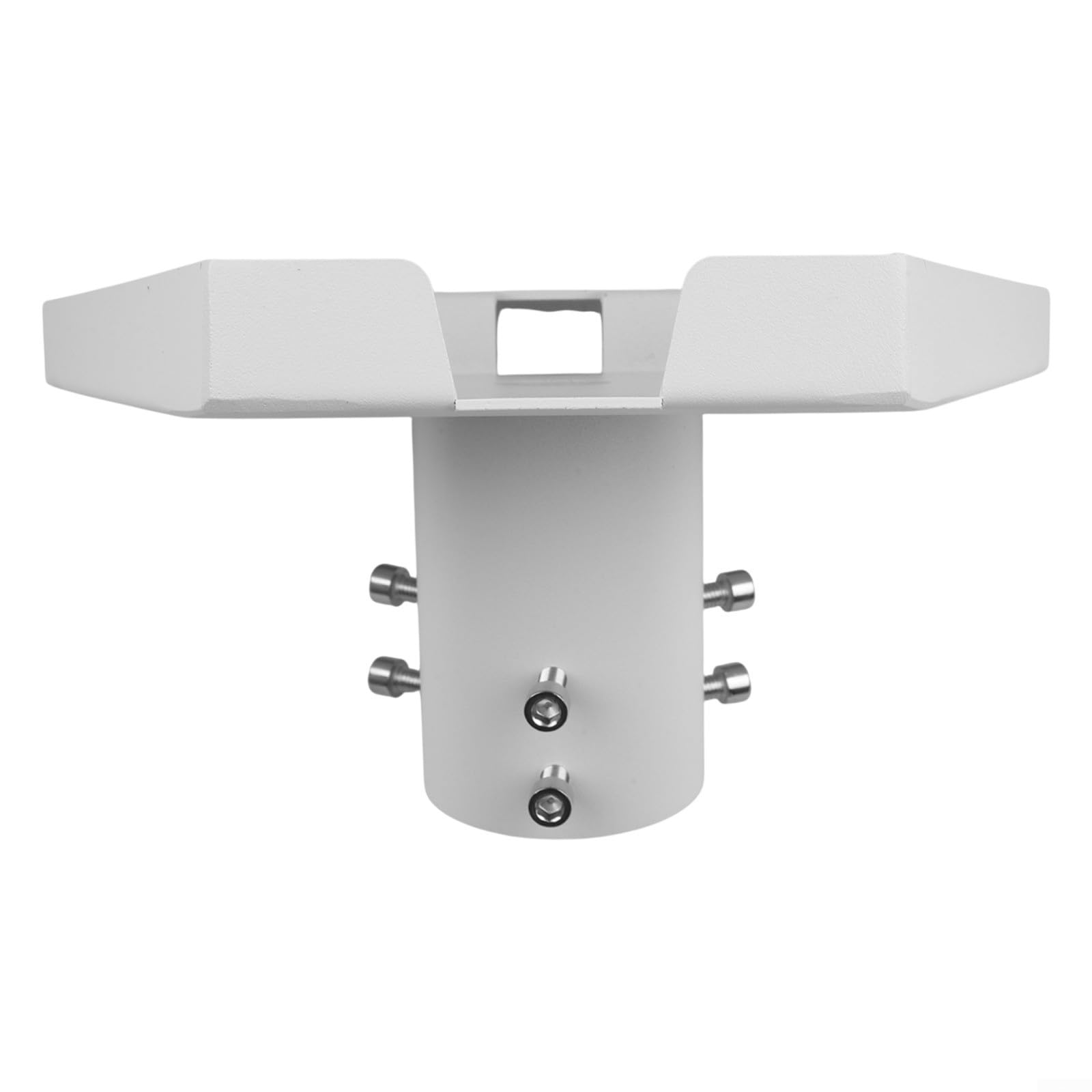 Starlink Adaptateur de tuyau rond pour poteau de 48 mm Rotation à 360 degrés en acier inoxydable Kit de support Blanc