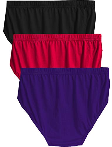 Image of The BLAZZE Women Cotton Panties (Pack of 3) (WQ-3 1023 - Hipster - Pack of 3 - Dark Assorted XX-Large(95-100cm))