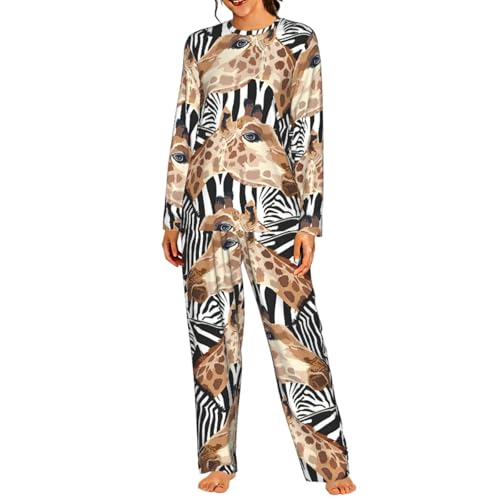 Pyjama femme imprimé zèbre pour des soirées cocooning et douillettes