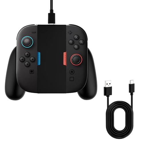 Mcbazel ΉJoy-Con 2 [dObv fUCňŒ Type-C[dΉ lԍHwnh Switch 2Ή -ubN