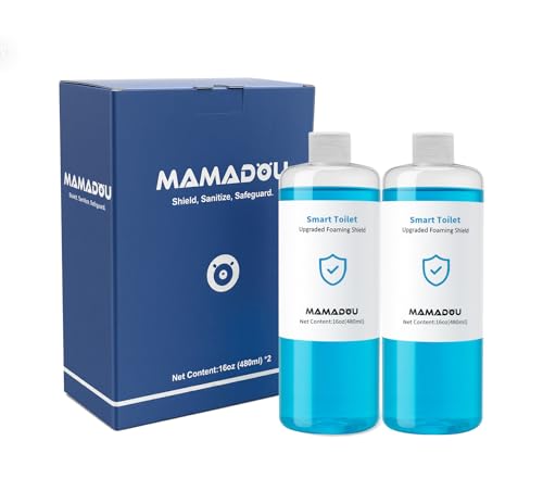 MAMADOU Foam Shield Liquid For Smart Toilet 480ml 2Pack Splash Proof Deodorizing Foaming Agent Powerful Stain-Resistant Special Toilet Bowl Cleaner For Fresh Bathroom