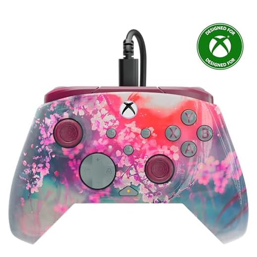 Turtle Beach Rematch Advanced Kyoto Bloom Wired Gaming Controller für Xbox und PC – Lentikular, zuweisbare Tasten, 2.5m Kabel, Offiziell Lizenziert von Xbox