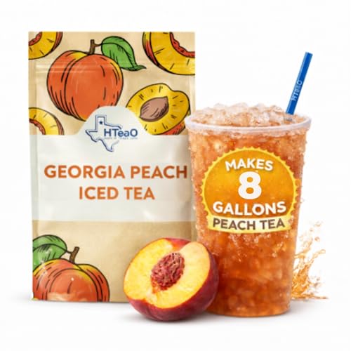 Image of HTeaO Iced Tea Bags - Makes 8 Gallons - Texas Style (Peach & Hibiscus)
