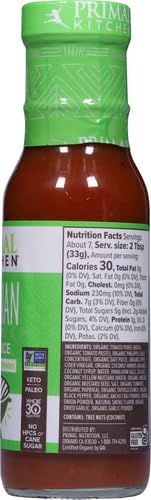Miniatura 8 de Primal Kitchen Salsa de barbacoa orgánica estilo hawaiano 85 onzas