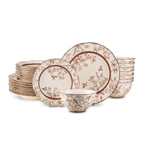 FANGJING Ceramic Dinnerware Set, Series Western...