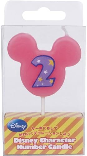 Amazon Co Jp カメヤマキャンドルハウス ディズニーキャラクターナンバーキャンドル 2 ホーム キッチン
