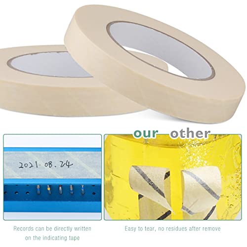 Lvchen Autoclave Indicator Tape Dental Sterilization Steam Indicator Tape For Sterilization Lead Free 1 Roll (60 Yard X 3/4") #TOP2