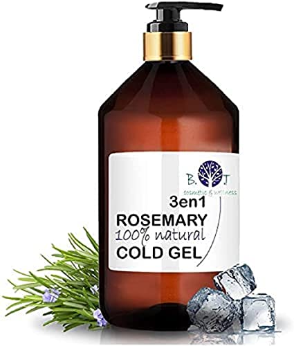 B.O.T Cosmetic & Wellness 3EN1 Rosemary & Comfrey Cool Gel Pain Relieving Gel For Muscles & Joints (500 ml I 17.59 Fl oz)