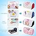 Dispalang Sublimation Printable Blanks Cosmetic Bags Pencil Case Multipurpose DIY Heat Transfer Makeup Bags Organizer Bag Toiletry Pouch with Removable Flap for Sublimation