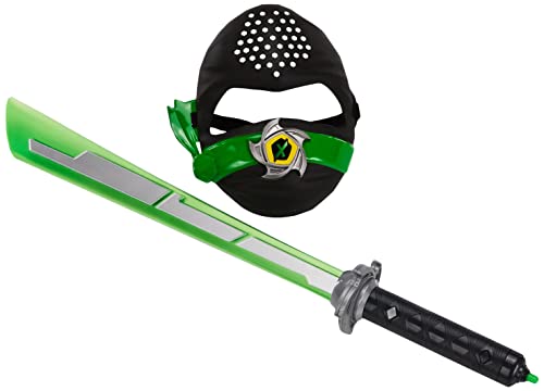 Simba 108042238 - Next Ninja Schwert und Maske mit Licht, Sound und Schussfunktion, 60cm, mit Textilband, ab 3 Jahre