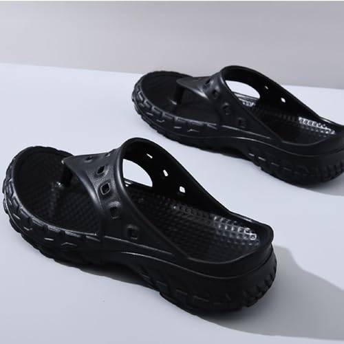 Men's Sandals - Thick-Sole Slide Sandals with Enhanced Traction, Beach Bathroom & Dorm Shoes for Men, 3 Colors US 5-123