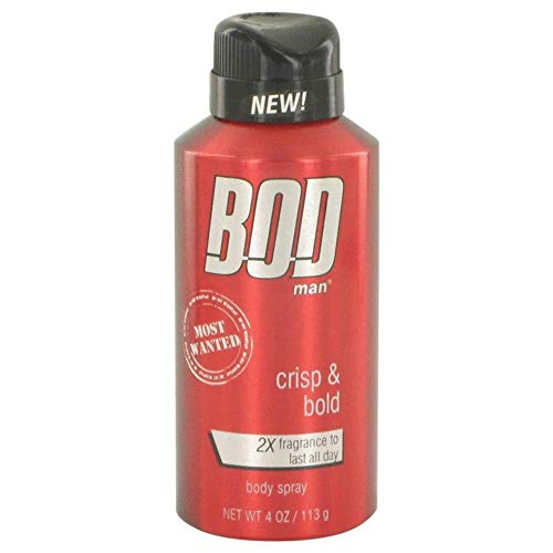 BOD man Fragrance Body Spray, Most Wanted, 8 fl oz